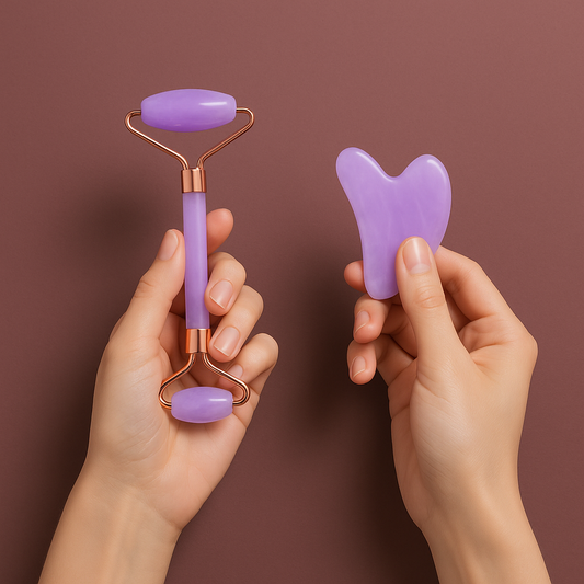Face Massage Roller & Gua Sha