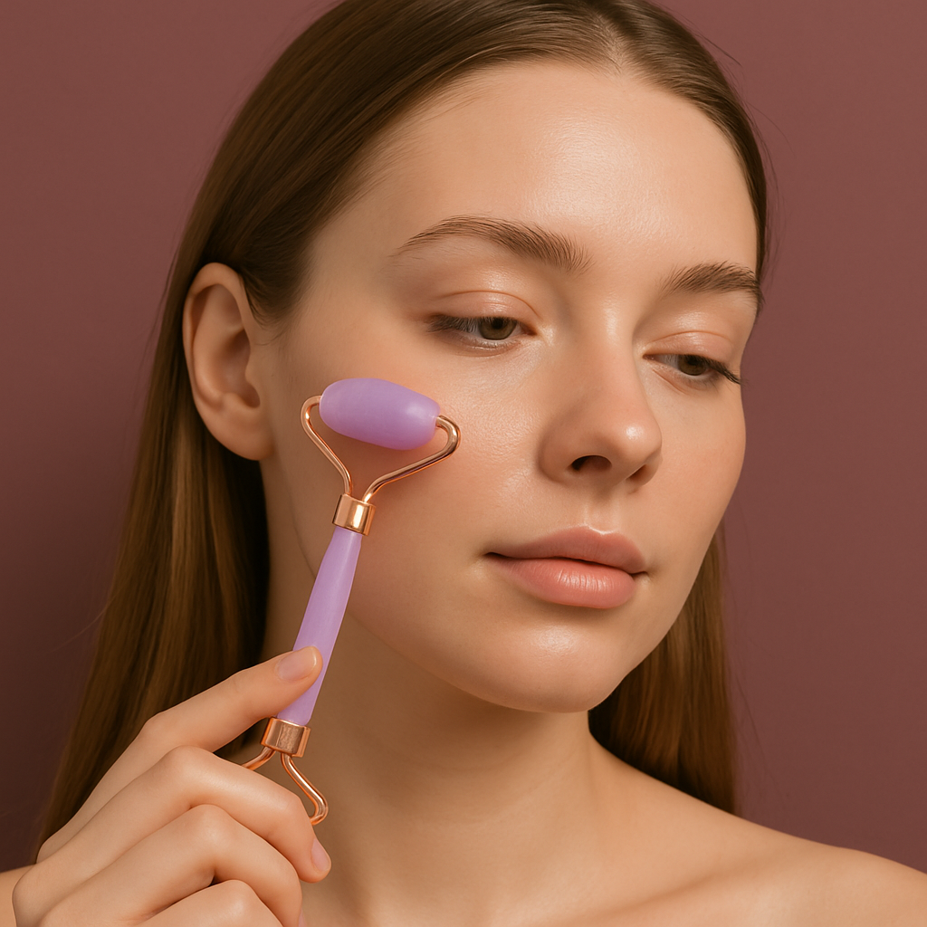 Face Massage Roller & Gua Sha