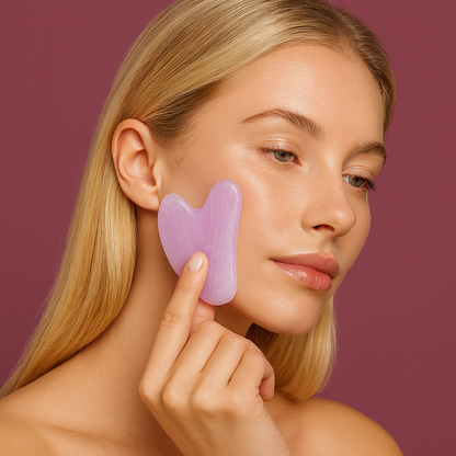 Face Massage Roller & Gua Sha