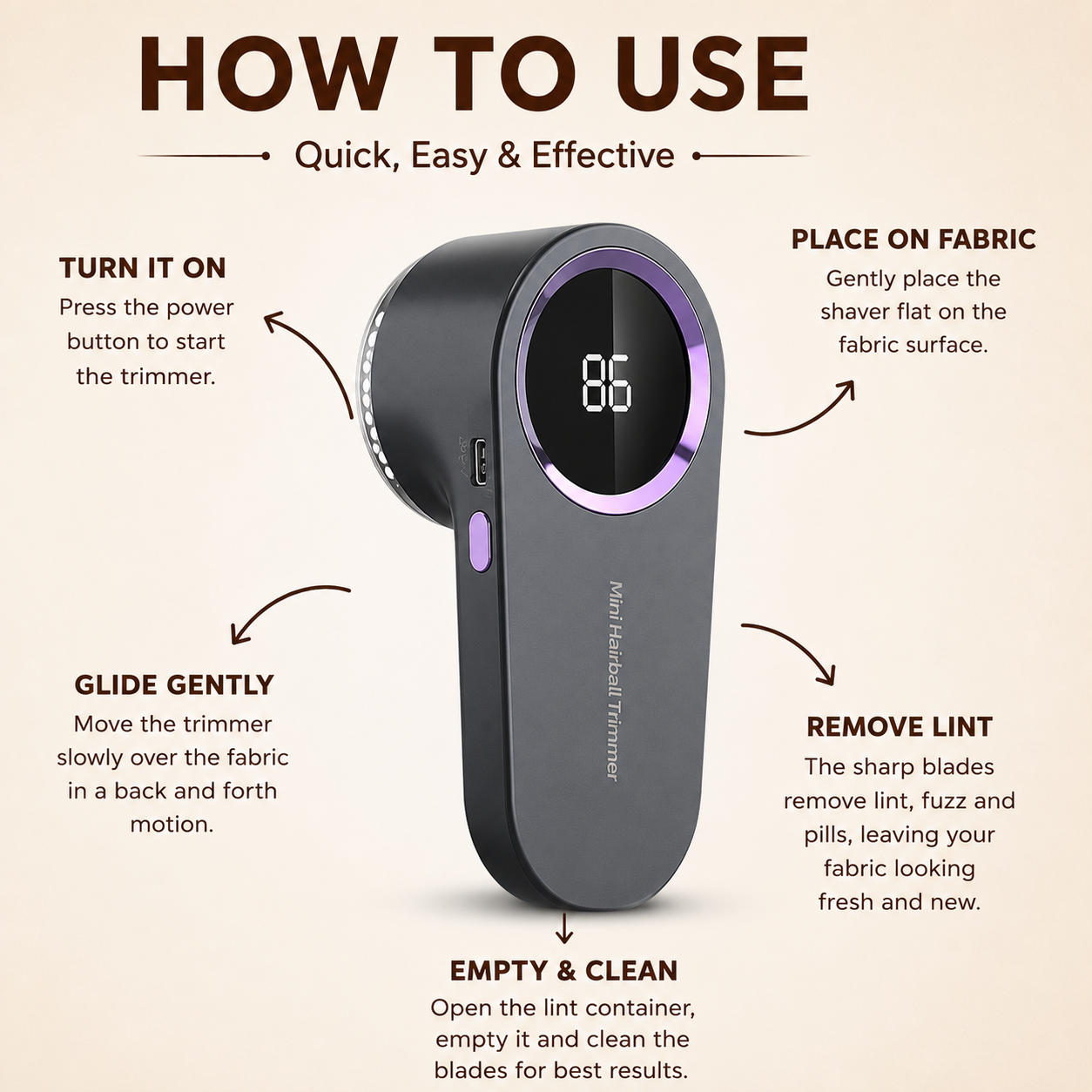 Electric Lint Remover